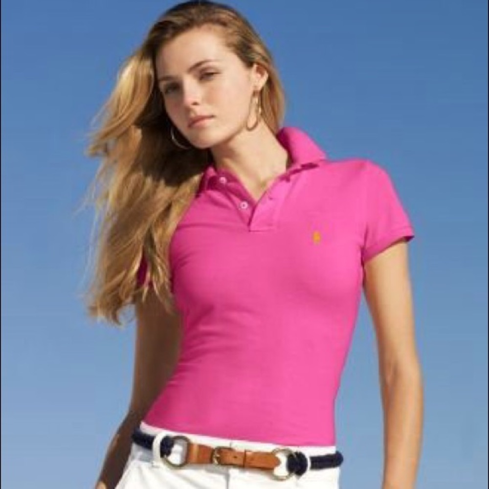 Polo by Ralph Lauren Hot Pink Classic Fit Large